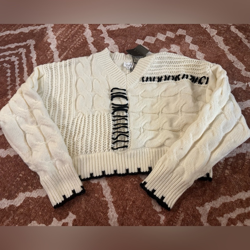Le Lis cable knit sweater